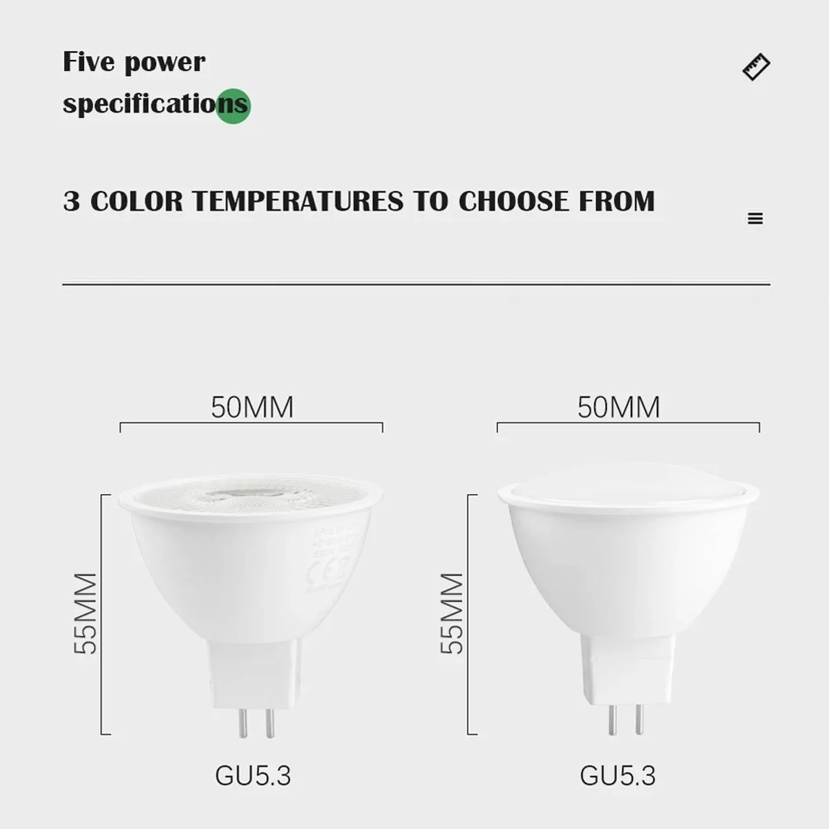 4-20PCS LED Spotlight MR16 GU5.3 low pressure AC/DC 12V 3W 5W 6W 7W Light Angle 38 120 degrees Apply to study kitchen 2