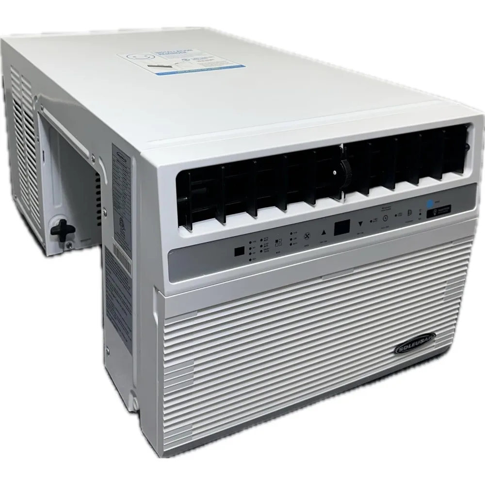 12,000 BTU Window Air Conditioner with 12,000 BTU Heater, Cooling, 115 Volts, 12.5" Extra Thick Wall Compatible, Wi-Fi Enabled 6