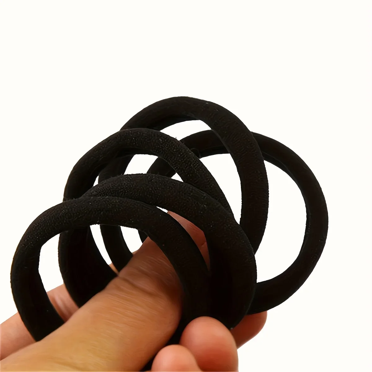 Rubber Band 50pcs High Elasticity Solid Color , Fashionable Simple Hair Accessories Ideal Gift Choice For Women And Girls