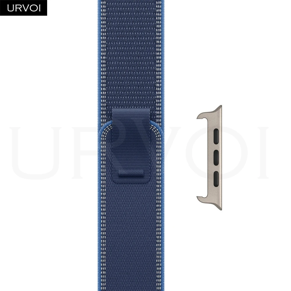 URVOI Nylon Weave Trail Loop Band with Pull Tab Closure