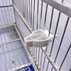 6pcs Bird Cage Accessories Birds Vegetable Clip Food Rack Parrot Clip Bird Thumb Box Bird Fruit Fork Bird Egg Holder Tray 4