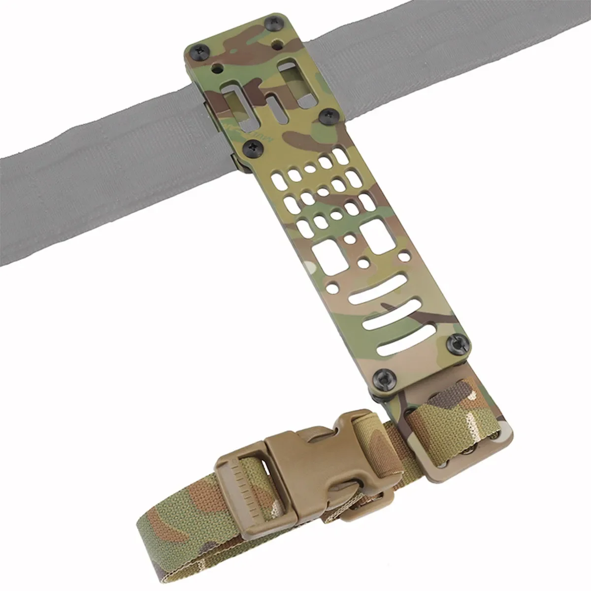 Tactical Modular Holster Airsoft Adapter MHA Leg Strap Kit LSK 3-Hole Holster Adjustable QLS Quick Detach Plates Combat Belt pistol holster holster strap gun holster hunting holster baton holster gun accessories
