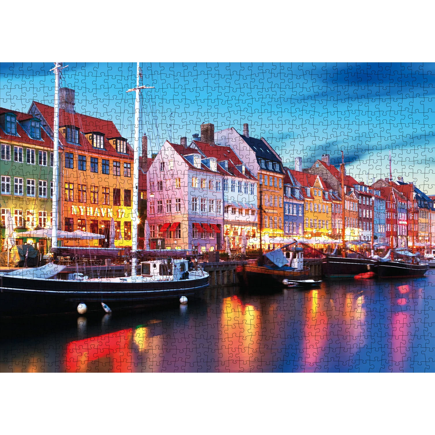 1000 Pieces Jigsaw Puzzles Copenhagen Adults Jigsaw Puzzle 70cmX50cm(27.5inchX19.7inch) Large Puzzle Toys Gift 3