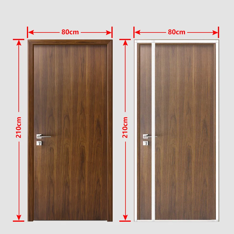 DTGJ Magnetic Door Screen Side opening style Mosquito Net White Anti Insect Invisible Mesh Custom Size Summer indoor - Image 2