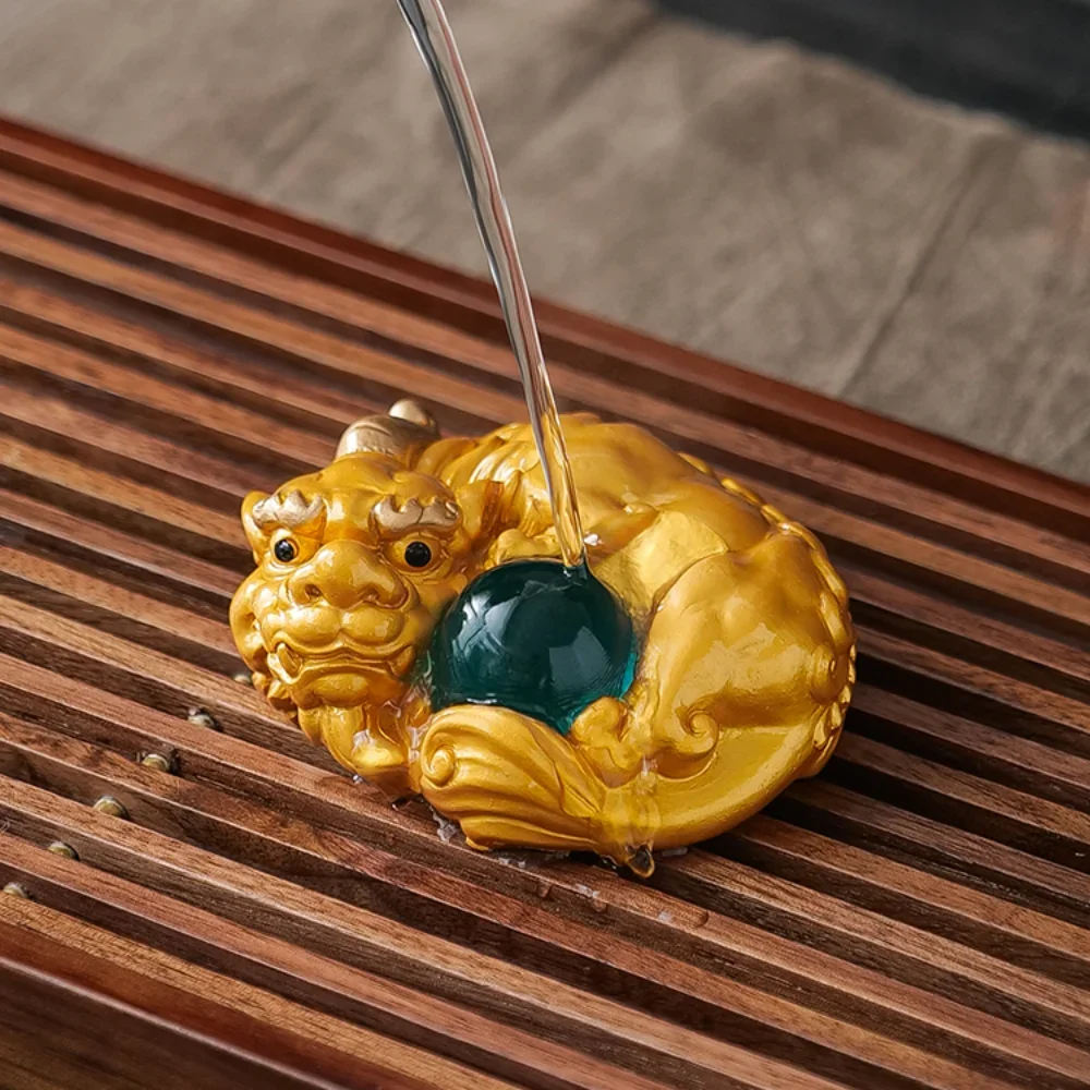 Color-changing Tea Pet Pixiu Resin Decoration Tea Table Accessory