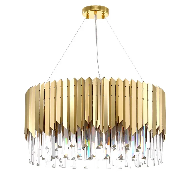 

Luxury Modern Crystal Ceiling Chandelier Restaurant Bar Table Pendant Lamp Bedroom Living Room Fixtures Led Lights