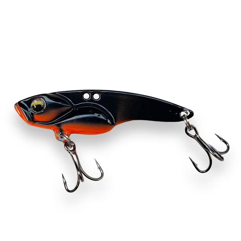 DUODUOYU 1PCS Metall VIB Jig Angeln Locken 3,5g/5g/8g Künstliche Löffel Spinner Sinking vibetion Drillinge Pesca Angelgerät