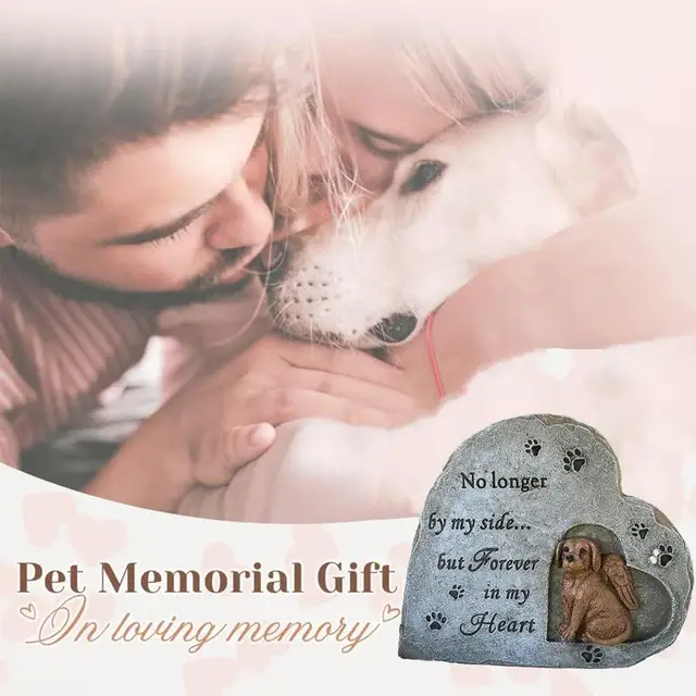 Pet Memorial Stone Gyanta Személyre Szabott Kedvtelésből Tartott Ajándékok Sírkő Sírjelző A Temető Kerti Plakk - Image 5