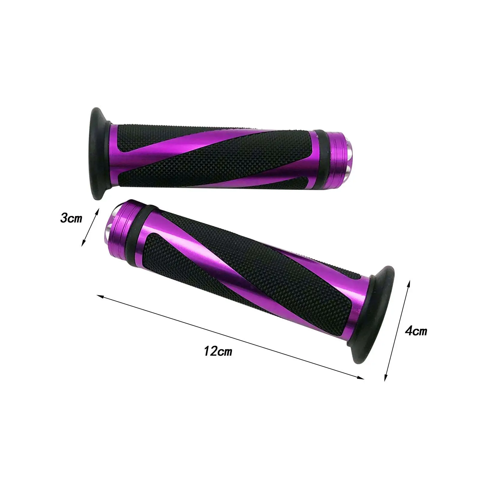 2 Pieces Motorcycle Handlebar Grips Decoration Riding Rubber for Yamaha