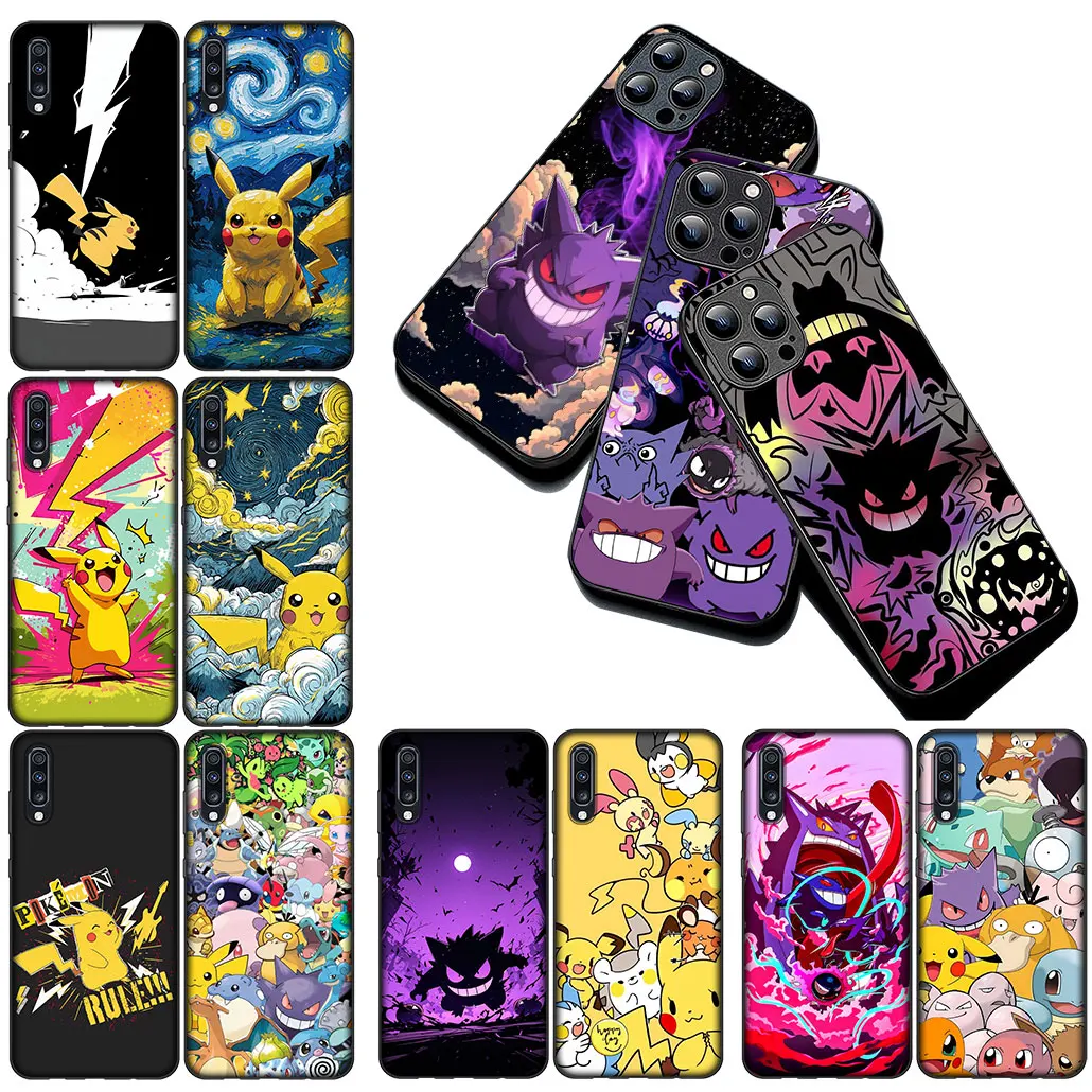 Cute P-Pokemons Gengar & P-Pikachus Phone Case Cover