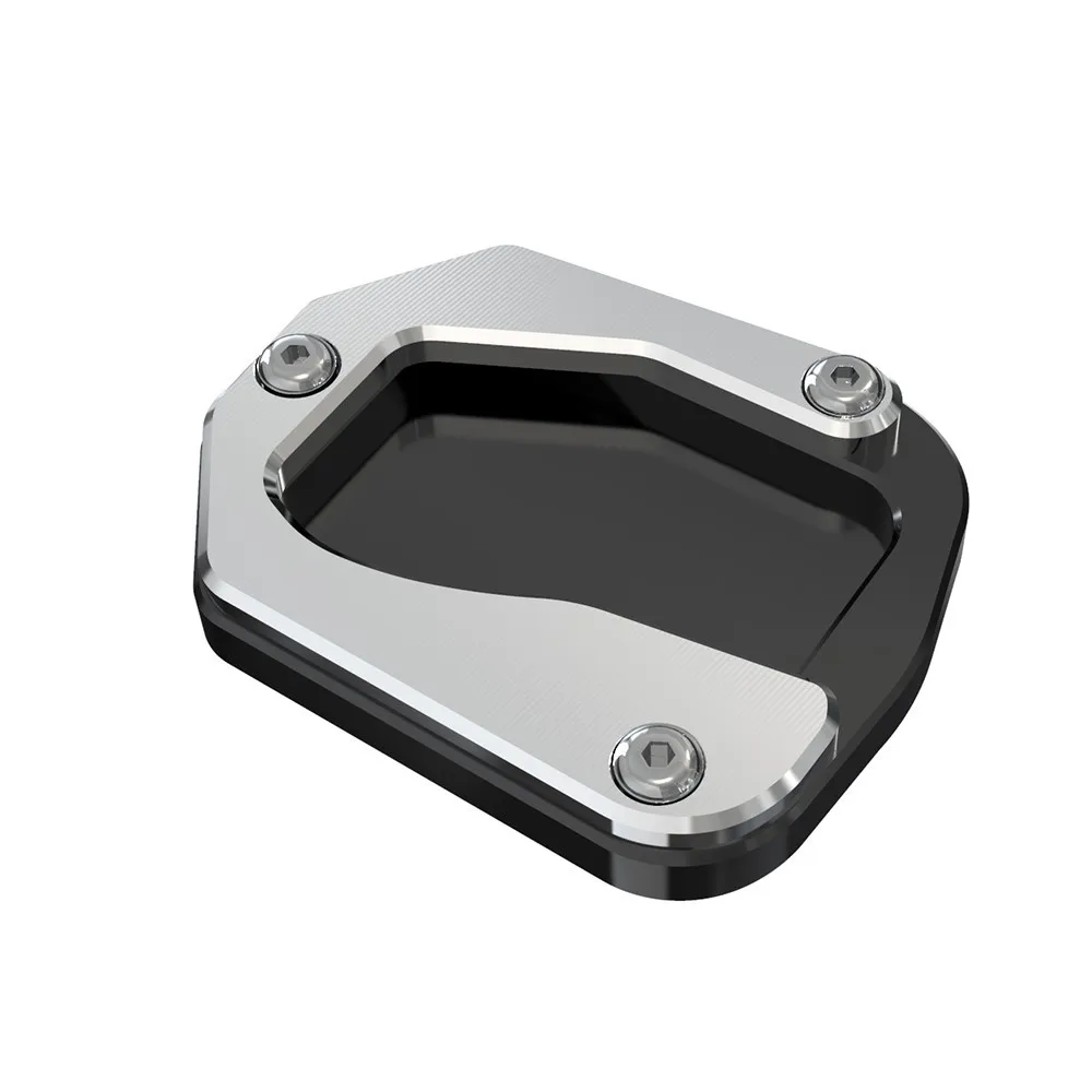 Motorcycle Kickstand Foot Extension Plate - Enlarged Side Stand Support
