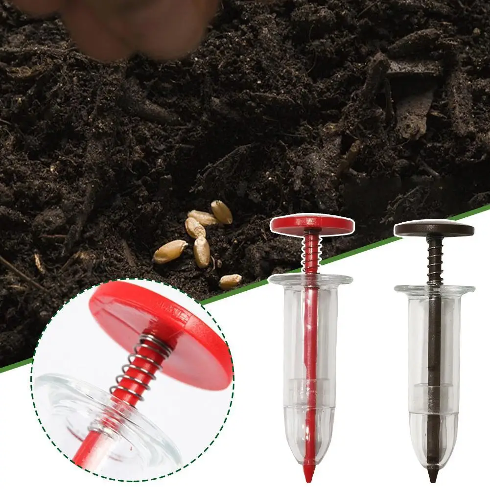 Garden Seeder Tool Syringe Seeder Mini Seed Sowing Dispenser Gardening Tool Supplies Manual Seeding Pot Gardening Tool