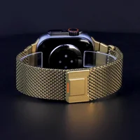 Bracelet à boucle milanaise pour Apple watch Ultra 3 2 bandes 49mm 46mm 44mm 41mm 45mm 42mm 40mm Bracelet iWatch série 11 10 9 8 7 6 se 3 3