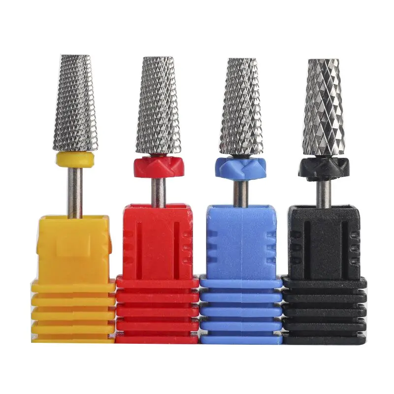 5 in 1 Tungsten Steel Carbide Nail Drill Bits Milling Cutter For Manicure Remove Gel Nails Drill Bit Accessories images - 6