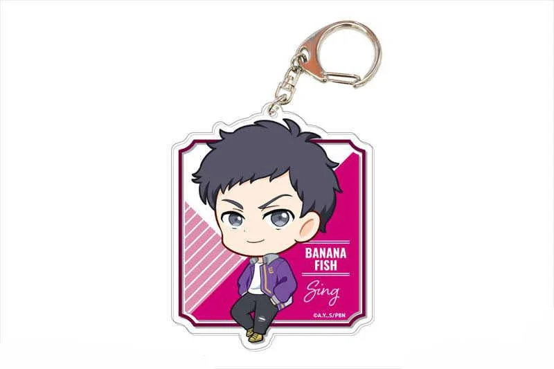 Anime Store Charm BANANA FISH Eiji Okumura Sing Soo-Ling Lee Yut-Lung Acryl HD Charaktere Schlüsselanhänger Anhänger Ornament ca. 6 cm – Detail 5