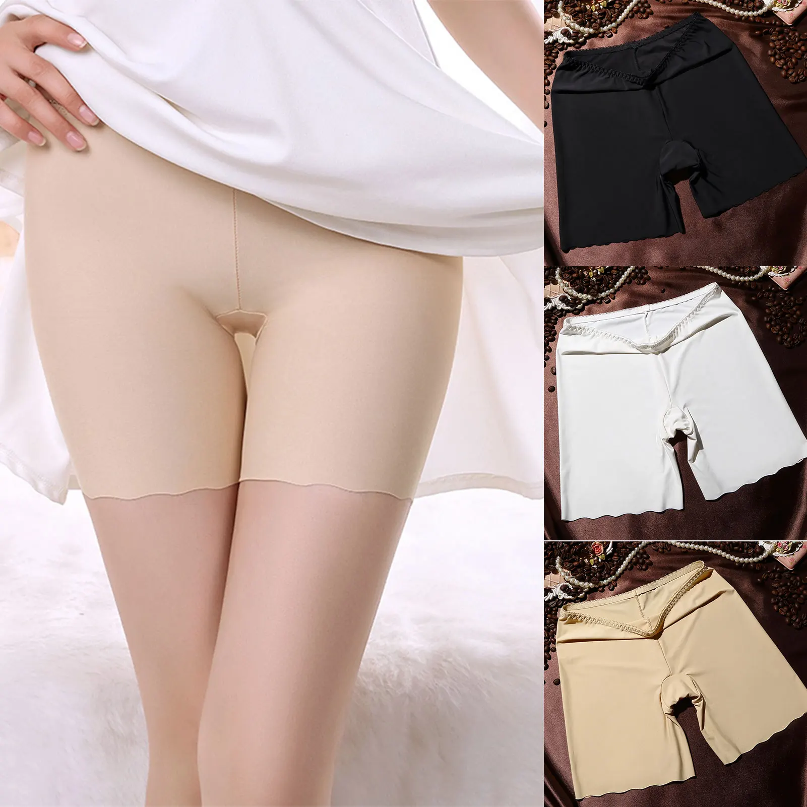 https://ae01.alicdn.com/kf/S79b44faebd90495a8f21fd80f41d6834o/Women-Seamless-Smooth-Slip-Shorts-for-Under-Dress-Comfortable-Thin-Short-Pants-for-Summer-Mid-Length.jpg
