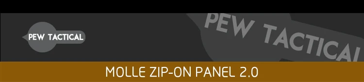 PEW TACTICAL MOLLE ZIP-ON PANEL 2.0 für AVS JPC SPC Airsoft BP12 – Detail 1