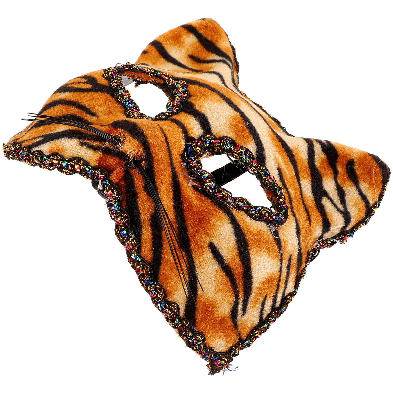 Maschera Tigre Mezza Maschera Per Il Viso Maschera Per Feste Cosplay Maschera Per Feste Di Halloween Maschera Per Animali Prop Per Masquerade