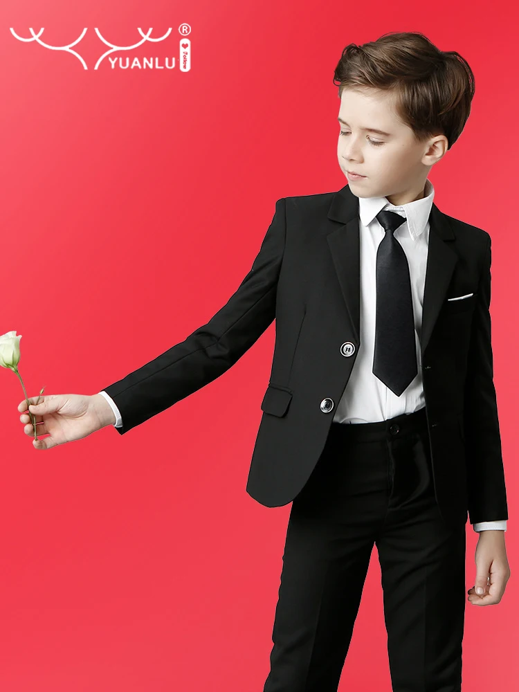 

Комплект официального детского платья, красивый подиумный Свадебный костюм, детский Блейзер, жилет и брюки, 5 предметов, лето