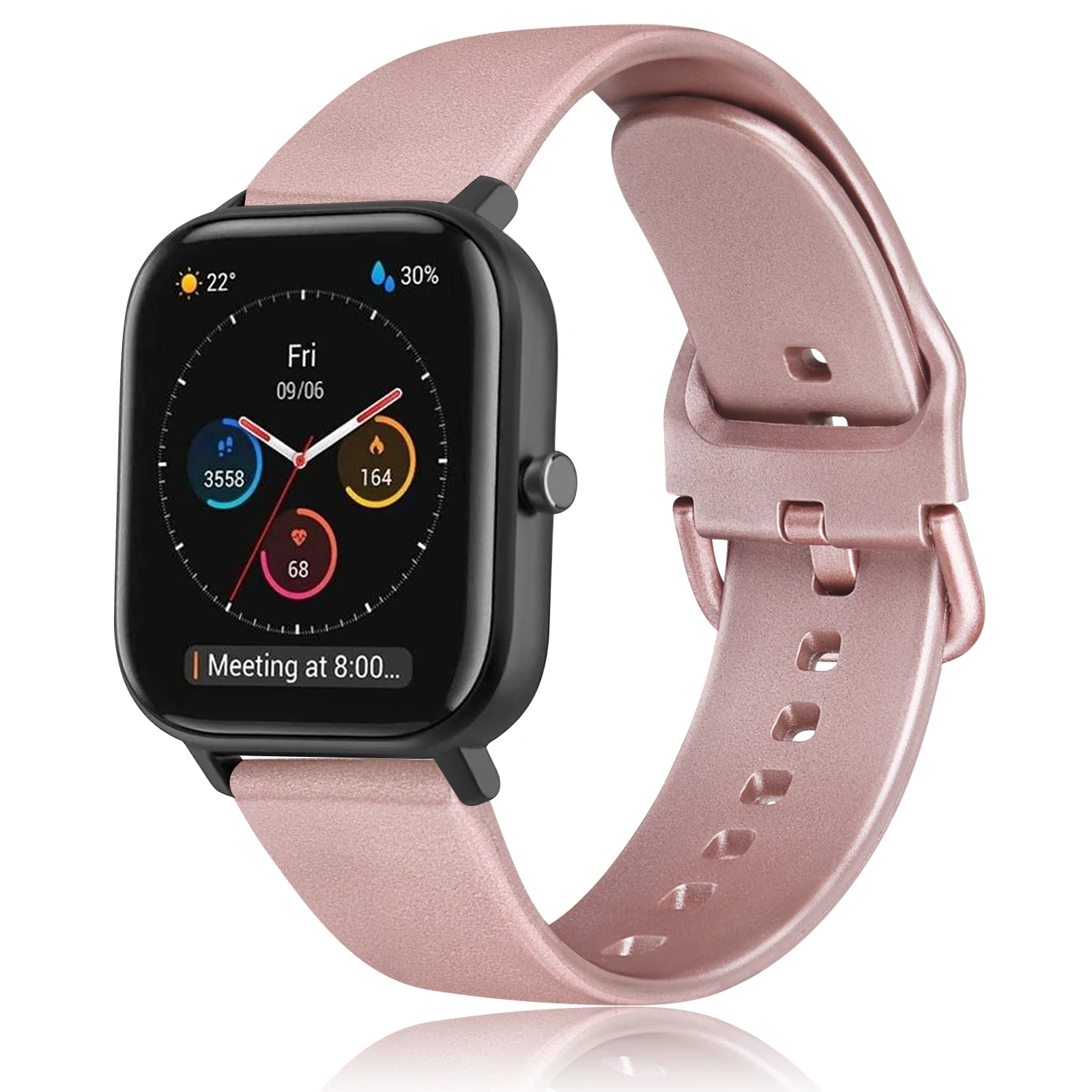 Versatile Silicone Watch Band - 20mm/22mm Adjustable Strap