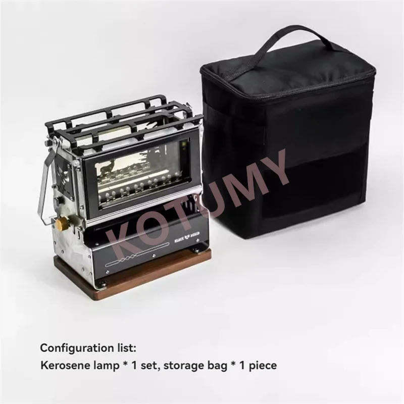 Portable Kerosene Lamp, Observation Furnace, 304 Stainless Steel, Mini Desktop Oil Lamp, Stove Viewing ﻿