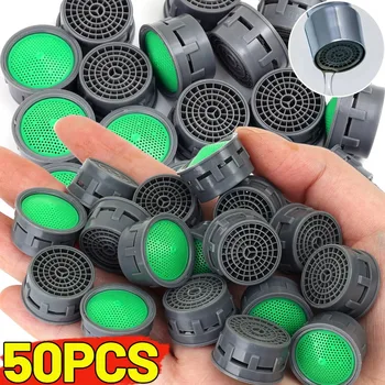 50/5PCS Faucet Aerator Plastic Insert Replacement Nozzle Filter Faucet Flow Restrictor Anti-splash Sink Basin Tap Accessories 1