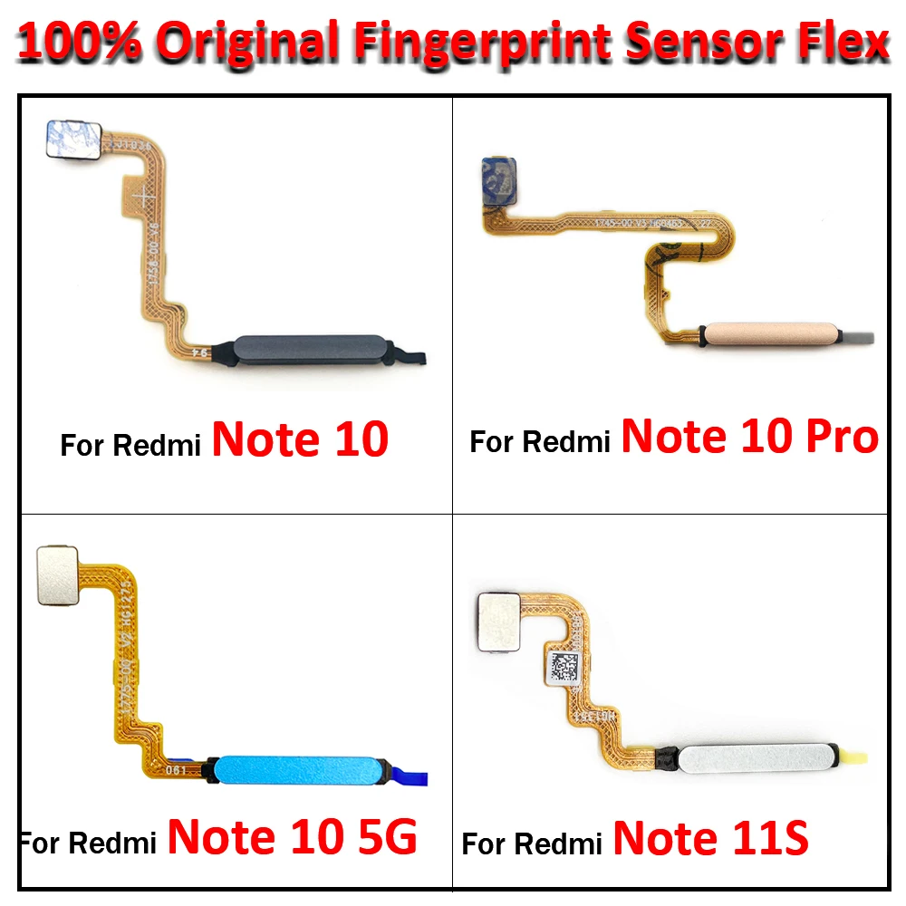 OriginalForXiaomiRedmiNote10Pro11S105GFingerprintSensor
