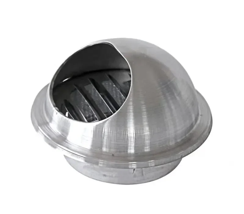 100mm/150mm Stainless steel air vent grille round bull nosed external extractor wall vent outlet ventilation cover rain cap air vent grille ventilation grille air vent cover