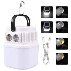 1000W Outdoor Solar LED Rechargeable Camping Lantern - Portable Emergency Tent Lamp for BBQ, Hiking, and Night Market