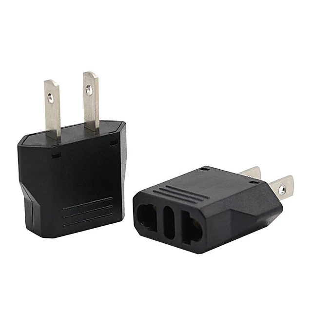 Mini Grounded AU US to EU Plug Adapter 6A European America to Australia  Plug Converter USA