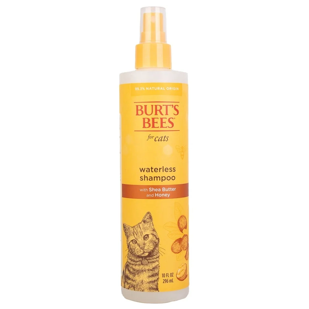 Natural Waterless Dry Shampoo Cats and Kittens with Shea Butter Honey Pet Grooming Spray pH Balanced Gentle Cleansing Formula 2
