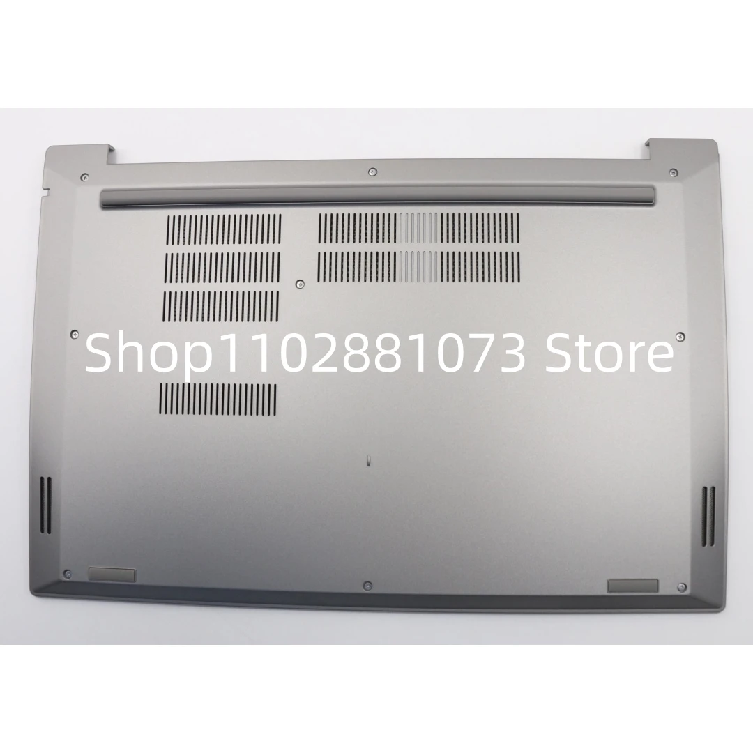 

New and Original D Shell Base Bottom Cover Case for Lenovo ThinkPad E580 E585 E590 E595 Laptop silvery 01LW411