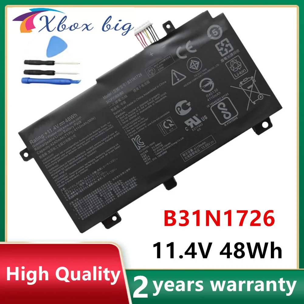 Новый B31N1726 ноутбук для Asus B31BN9 FX504 FX86 FX80GM FX505GE FX505DT FX80GE PX505GE PX505GD FX505GM FX80G B31BnEH A41LK9H 48Wh |