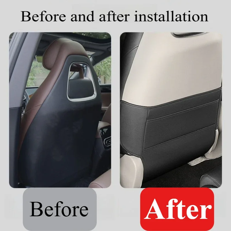 LEAPMOTOR C11 2021-2024용 시트 킥 가드 보호 매트 랩으로 긁힘, 얼룩 및 먼지 방지