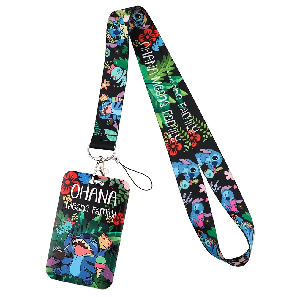 Key Chains Cute Couples Lanyard For Keys Chain Credit Card Cover Pass Mobile Phone Charm Straps ID Badge Holder