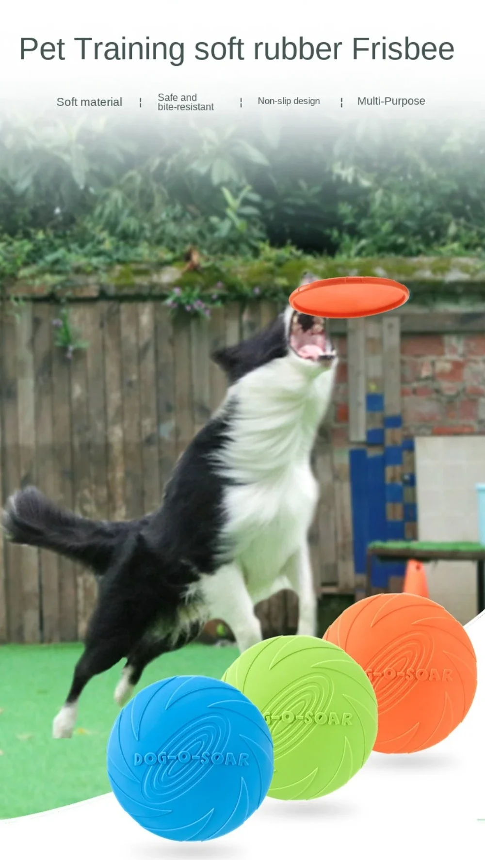 Durable Pet Flying Disk Toy