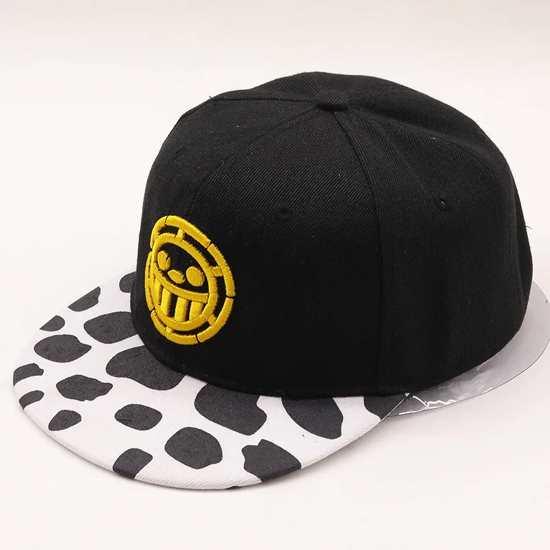 Anime Cap Trafalgar Law Hats Cosplay Caps For Women Men Hip Hop Hat Adjustable Flat Hats Baseball Caps