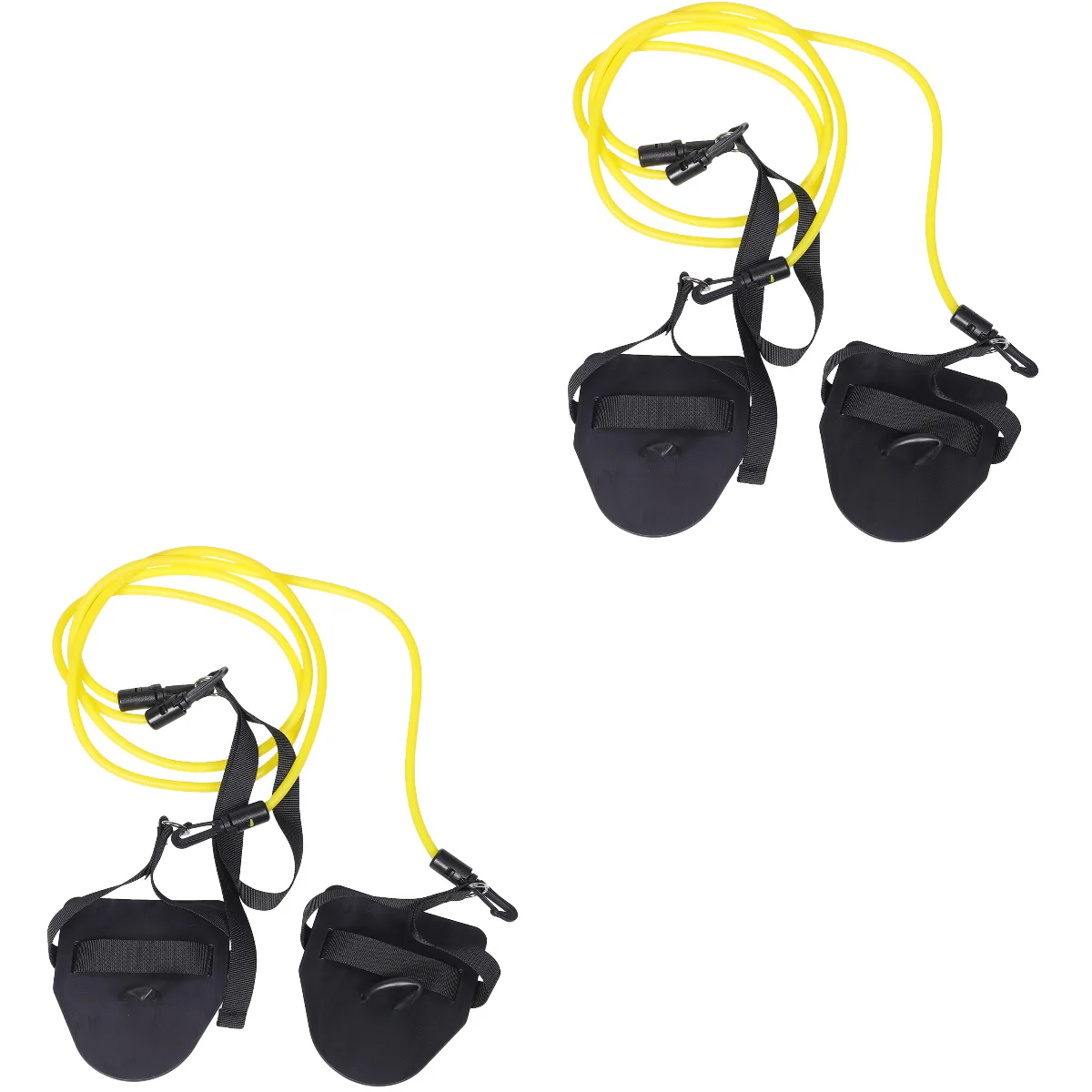 

Set of 2 Swimming Resistance Band for Tether Lessons Equipment Belt Train Fitness
