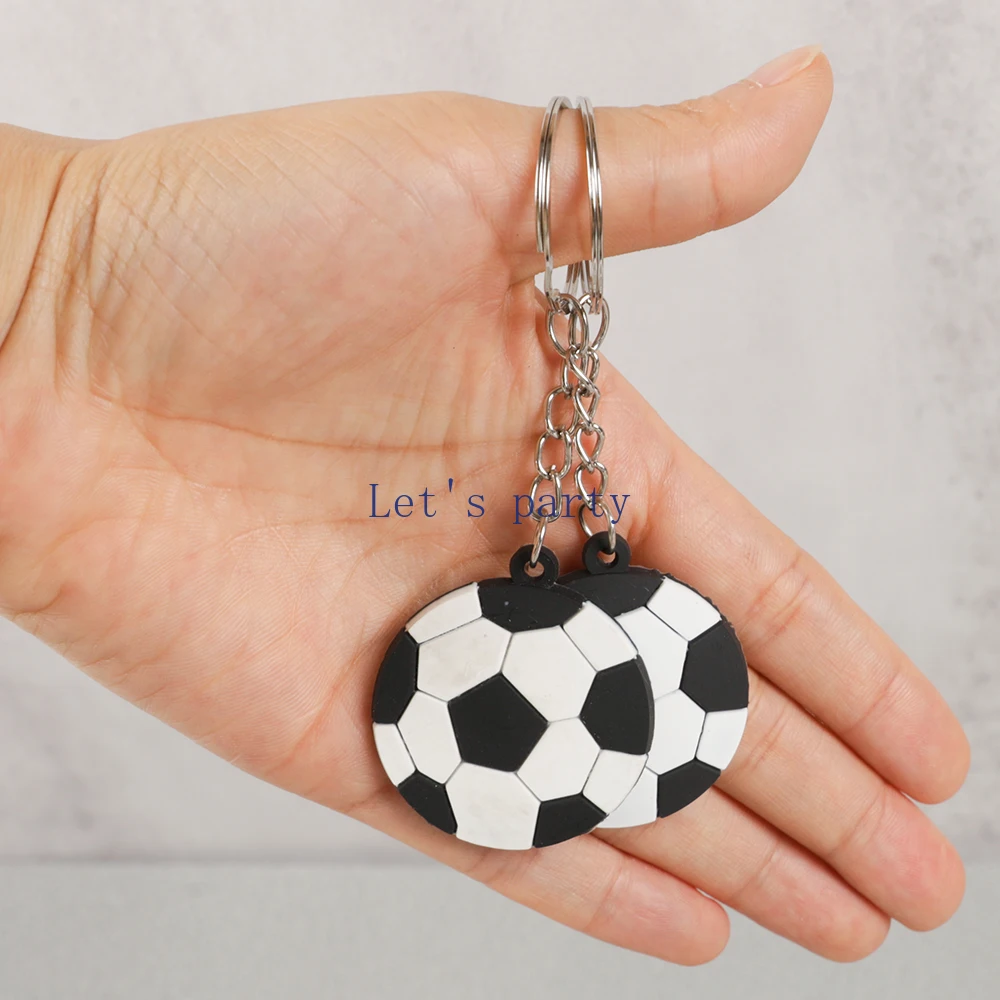 15 Mini-Fußball Schlüsselanhänger - Partygeschenke Für Kinder