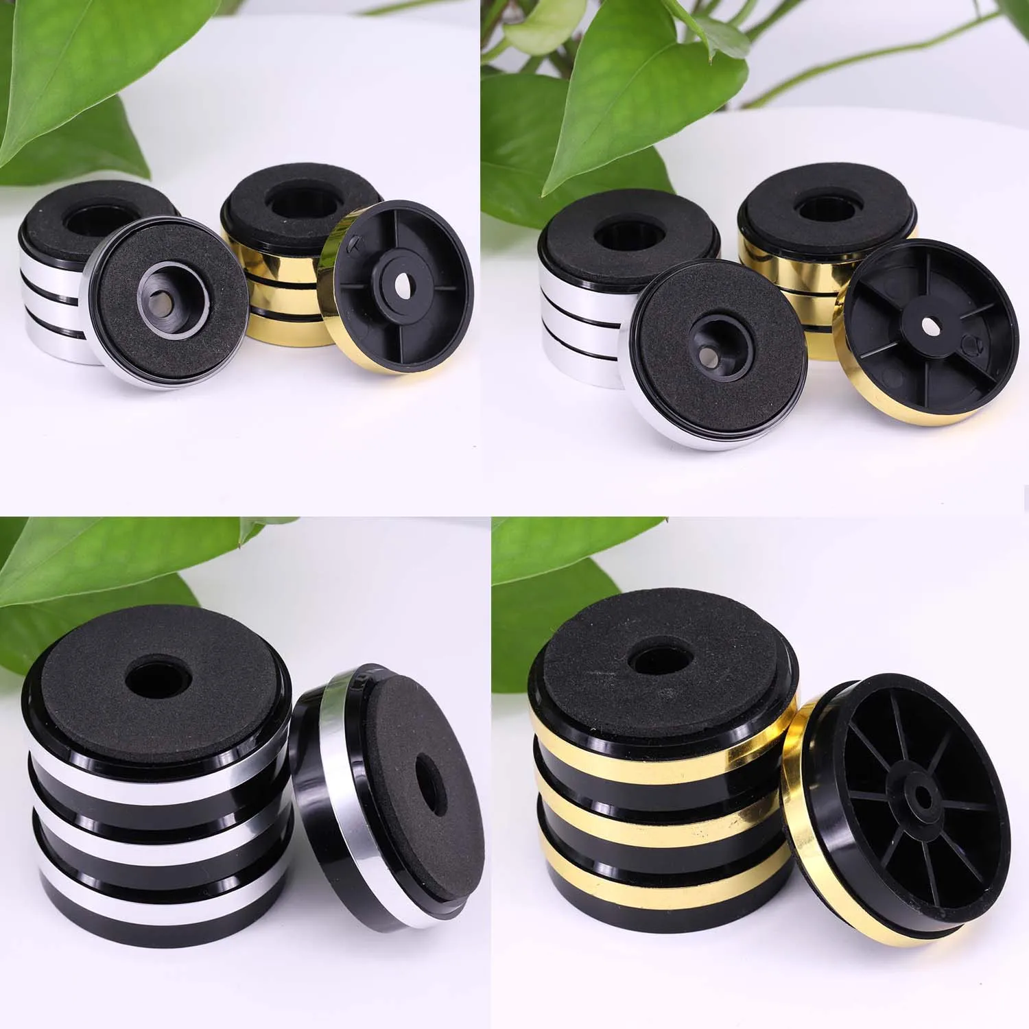 Audio Isolation Feet 30*8mm 40*10mm Plastic Amplifier Feet Speaker Pad CD DAC Speakers Shock Absorption Pad 4PCS
