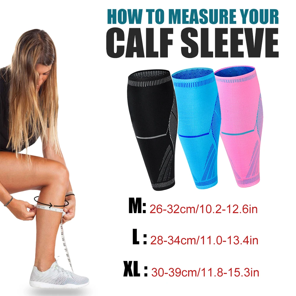 1 PCS Sports Anti-slip Full Length Compression Leg Sleeve Basketball  Running Cycling Calf Shin Splint Support Gym Legwarmers New - AliExpress