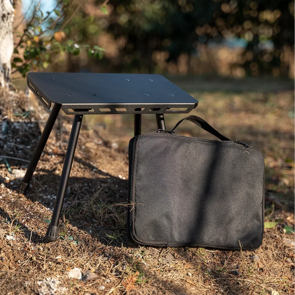 

Folding Stool With Storage Bag Camping Tactical Lightweight Pony Stool Portable Outdoor Picnic Fishing Aluminum Chair
