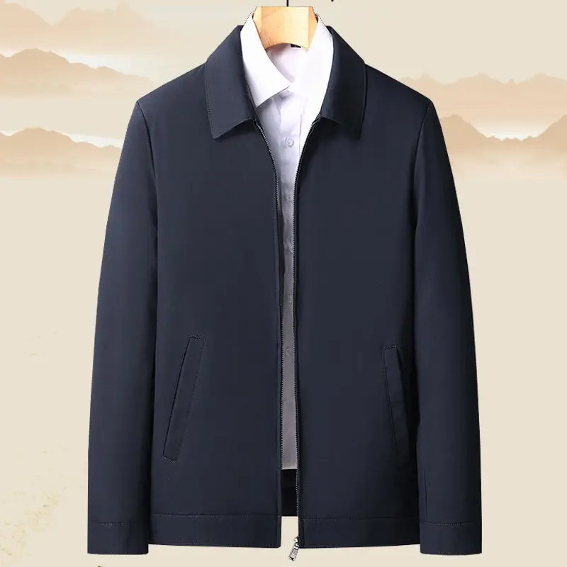 Spring Autumn KPOP Fashion Style Harajuku Slim Fit Jacket Loose All Match Casual Outerwear Lapel Zipper Solid Long Sleeve Padded