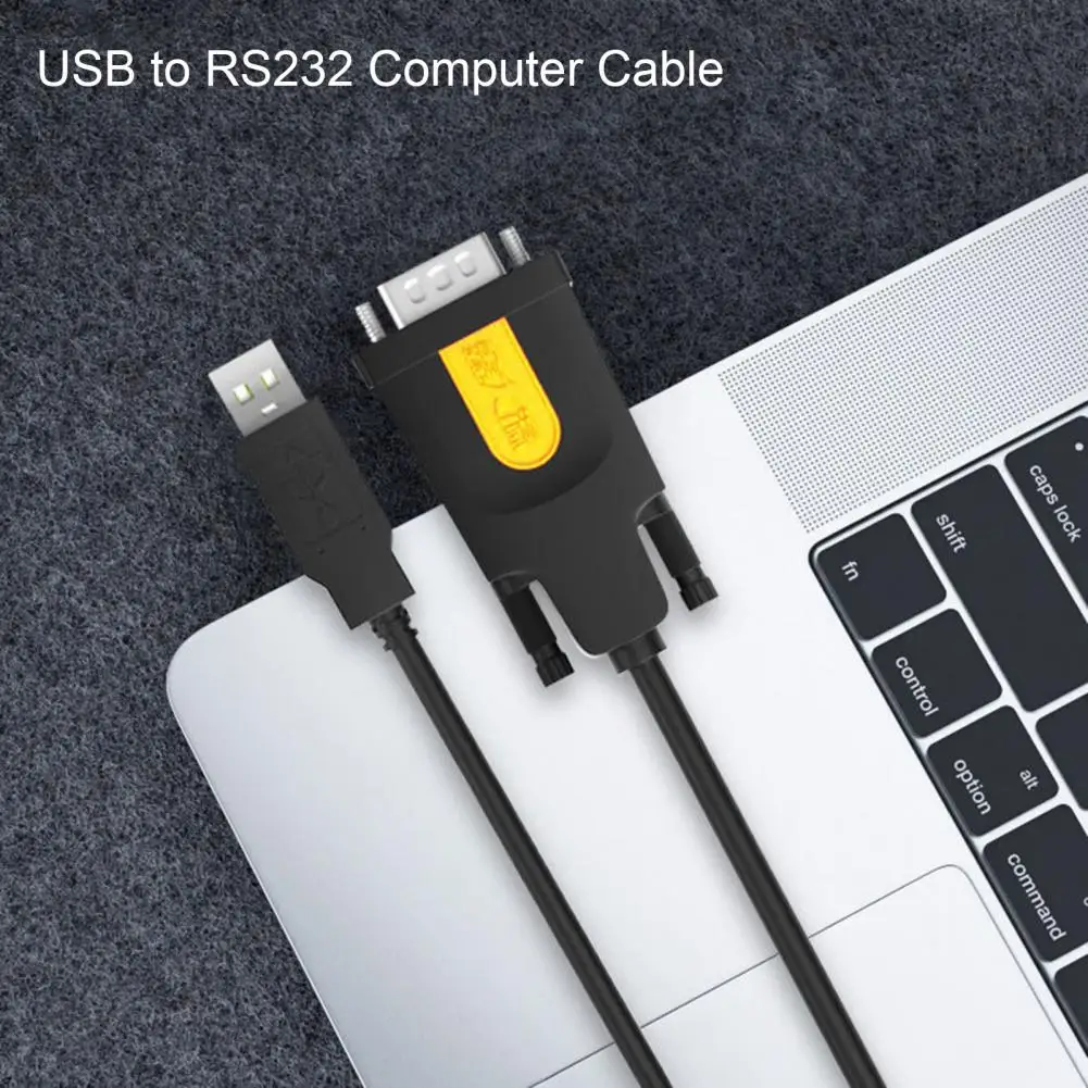 

Computer Cable Compact Plug Play Driver Free USB to RS232 Serial Cable Attendance Machine Accessory