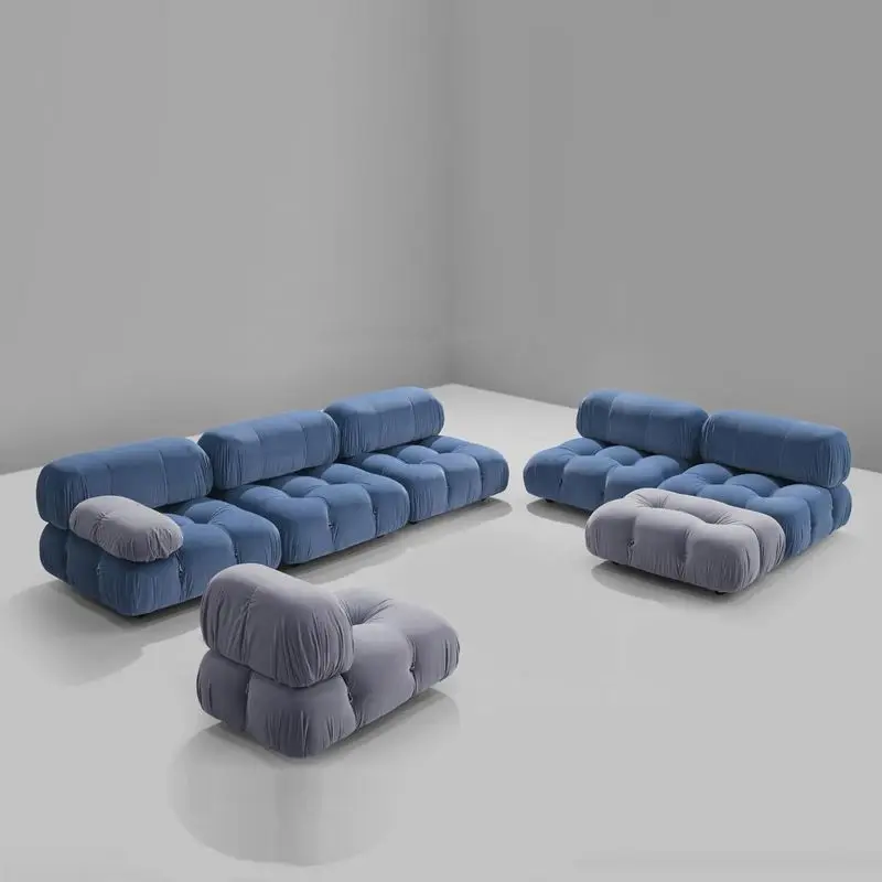Modern Modular Sofas Loveseats Living Room Furniture Fabric Sofa Set 7 Seater Sectional |