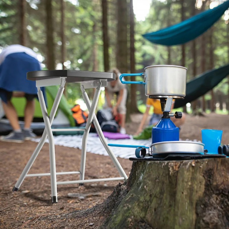 

Portable Folding Stools with 330lbs Limited Sturdy Frame Space-saving Convenient Folding Stool Suit for Outdoor Picnic Fishing