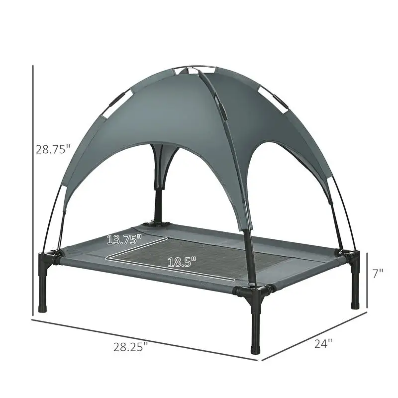 Elevated Canopy Dog Cot 2