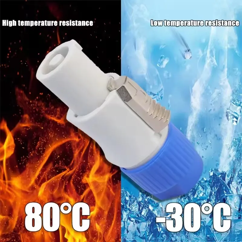 3핀 파워콘 XLR 커넥터 20A 250V 남성 플러그 NAC3FCA NAC3FCB NAC3MPA 전원 소켓 남성 플러그 어댑터 (스테이지 조명 LED 스크린용)