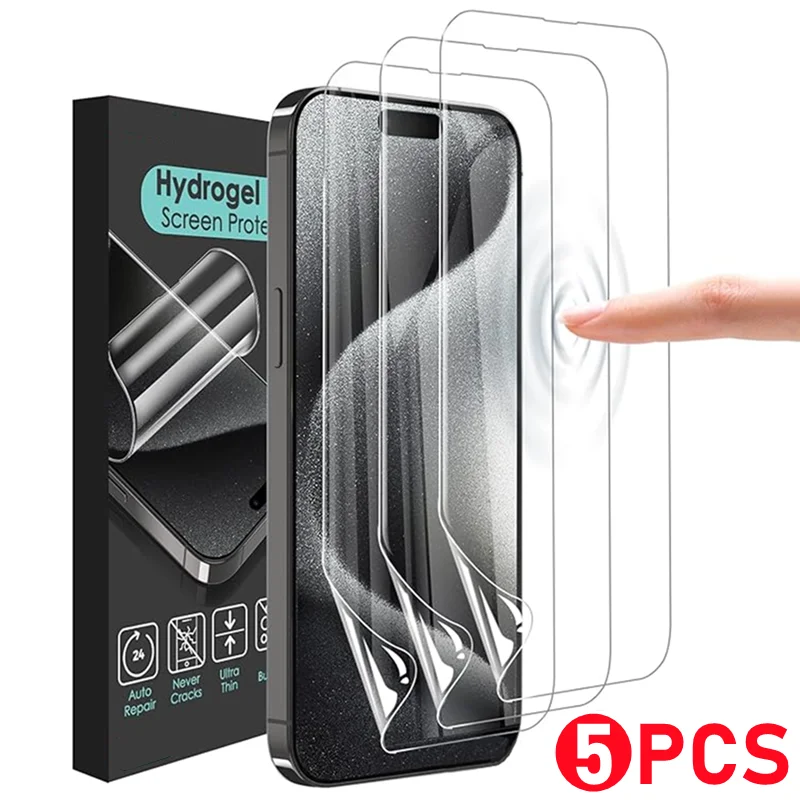 Pellicola Salvaschermo 15Pm 15Pro Per Apple Iphone 15 Plus Pro Max Pellicola Idrogel Protettiva Morbida Trasparente Per Iphone15 Promax 15 Plus 2023