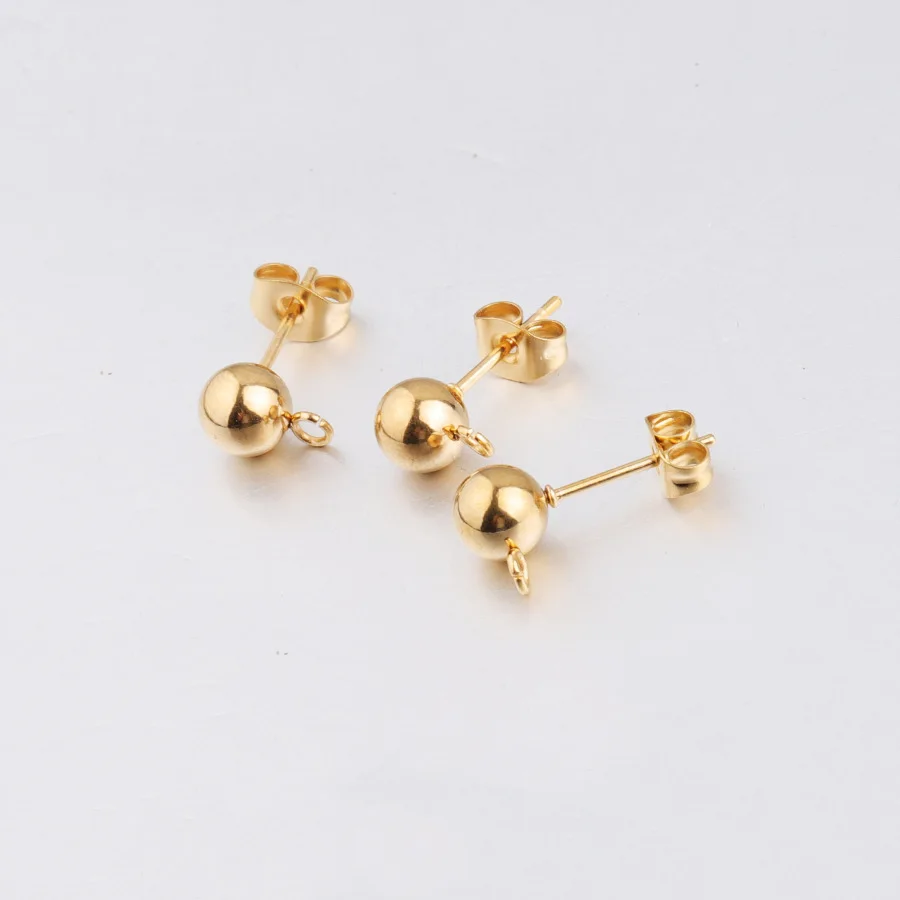 Boucles d'oreilles Perles 4 mm - SOHA & CO main image 0